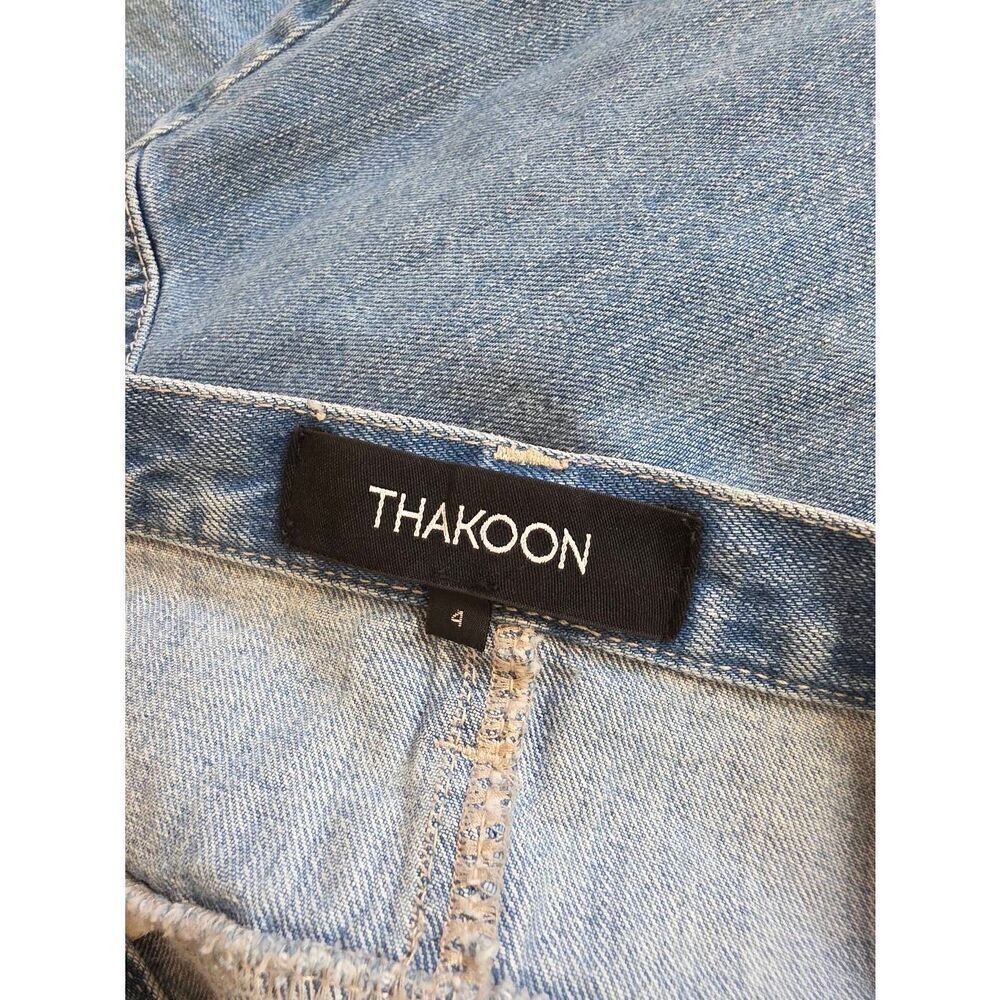 Thakoon Denim Midi Skirt 4 - Picture 6 of 9